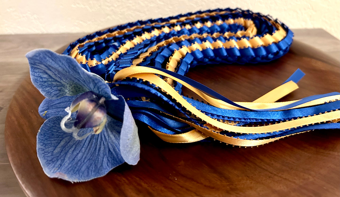 Orchid Triple Strand Lei