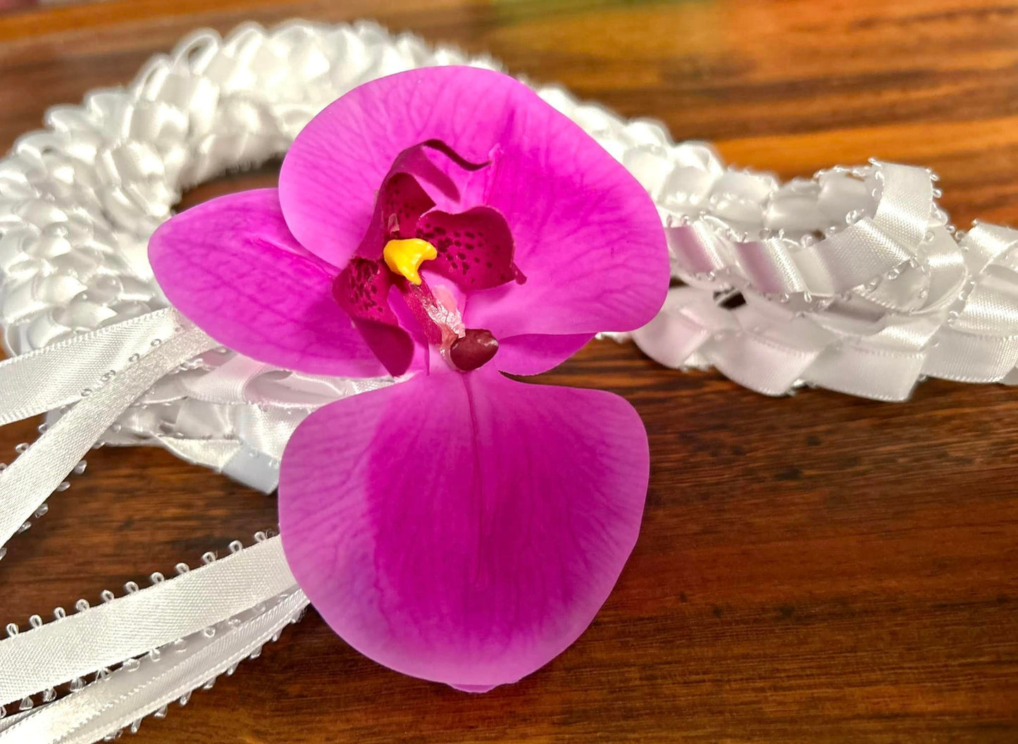 Orchid Double Strand Lei