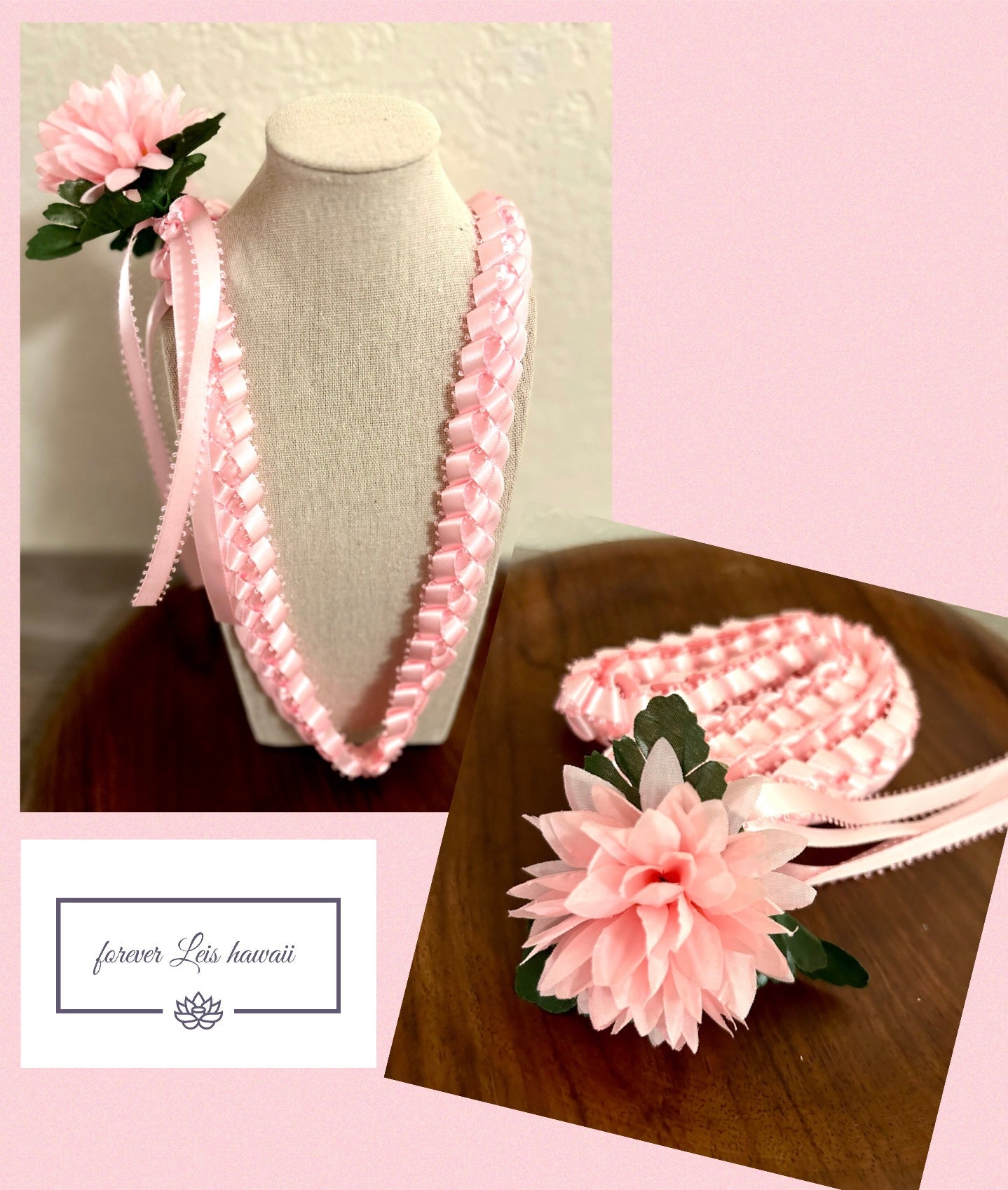 SINGLE STRAND LEI WITH MUM [Assorted Colors Available]