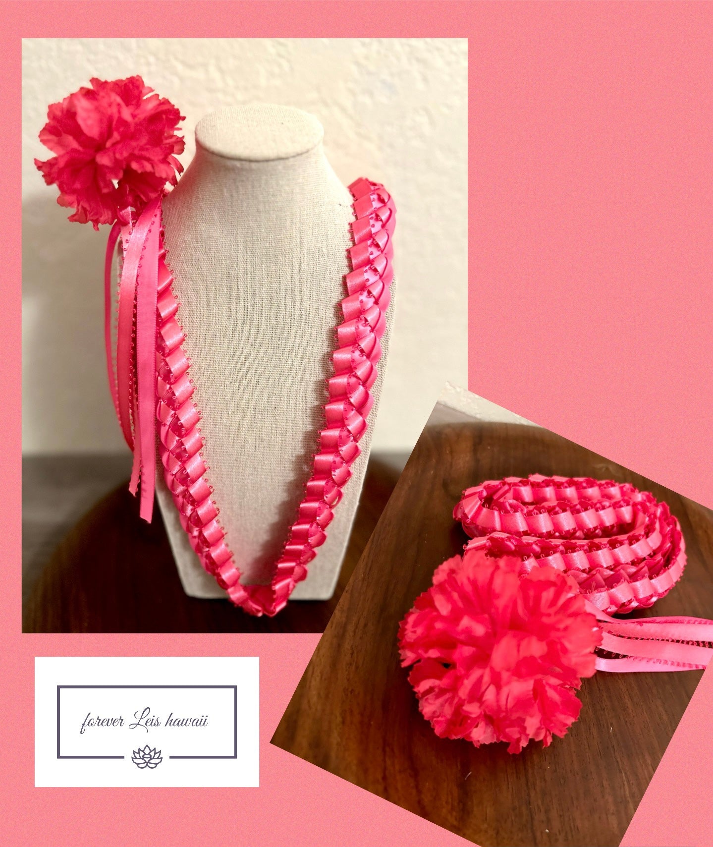 SINGLE STRAND LEI WITH CARNATION [Assorted Colors Available]