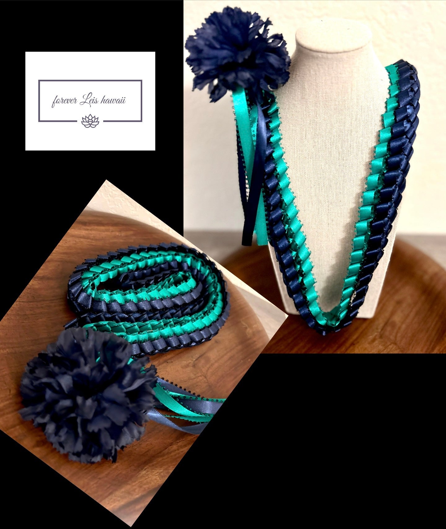 DOUBLE STRAND LEI WITH CARNATION [Assorted Colors Available]