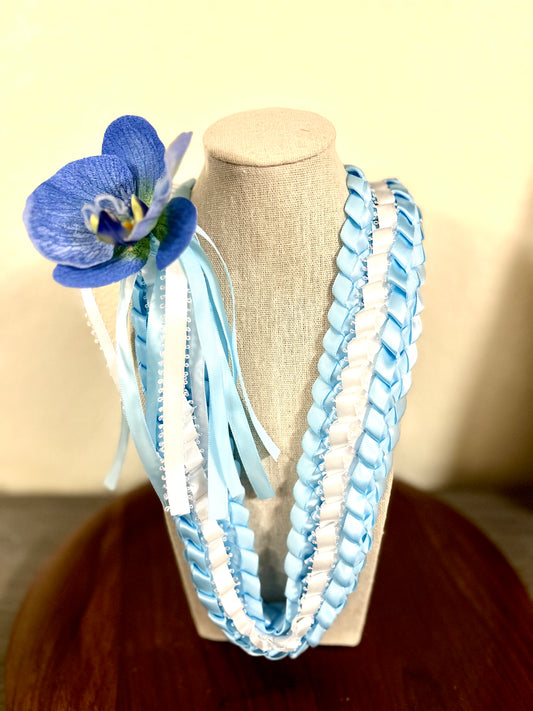 Orchid Triple Strand Lei